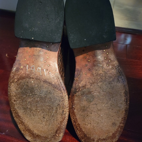 Horse Power by Anderson Bean Crocodile Print Cowboy Boots HP1070 (Men's Size 10) - Picture 5 of 8